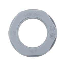 5 pcs - Lapp Grey Fibreglass PA Cable Gland Locknut, PG9 Thread, IP68