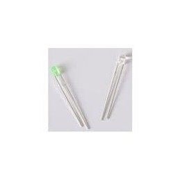 10 pcs : 3UGC-F - Standard LEDs - Through Hole LED Thru-Hole 3mm Green 563 nm