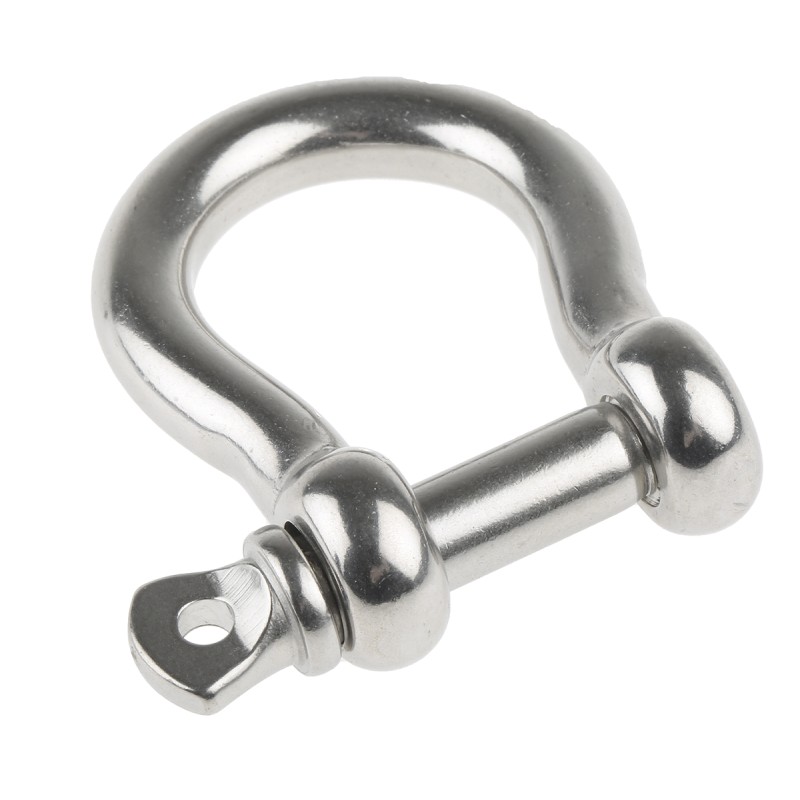1 pcs - RS PRO Bow Shackle, Stainless Steel, 0.4t