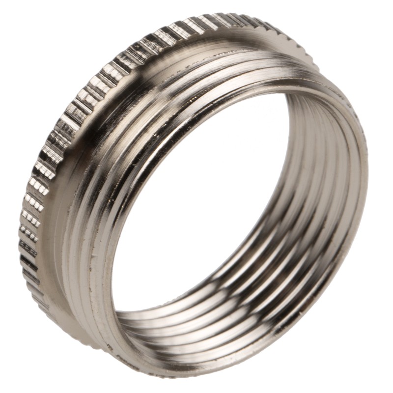 5 pcs - Lapp Cable Gland Adaptor, M32 Exterior Thread, PG21 Interior Thread, Nickel Plated Brass, SKINDICHT Series