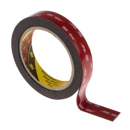 1 pcs - 3M 5952F, VHB™ Black Foam Tape, 19mm x 3m, 1.1mm Thick