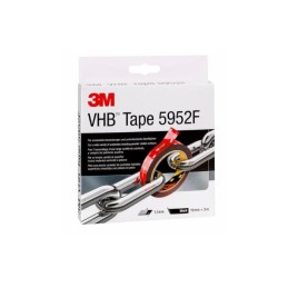 1 pcs - 3M 5952F, VHB™ Black Foam Tape, 19mm x 3m, 1.1mm Thick