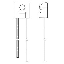 10 pcs : LTR-309 - Phototransistors Phototrans Clear