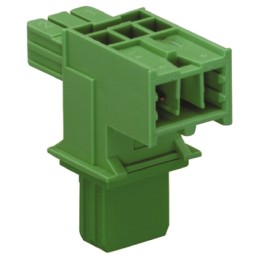 1 pcs - Wago Distribution Block, 2-Pole, Female, Male, 2-Way, 3A