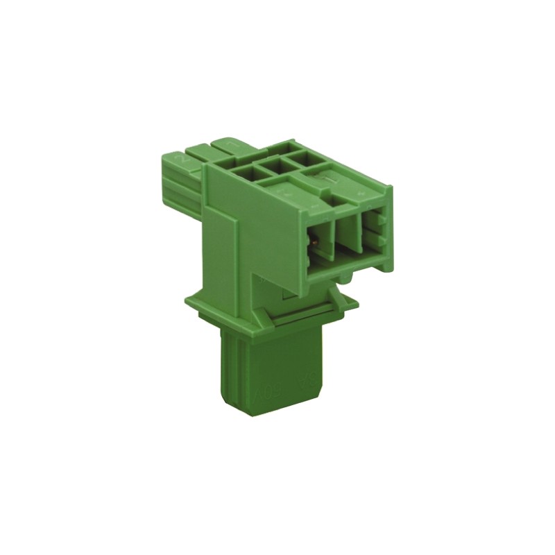 1 pcs - Wago Distribution Block, 2-Pole, Female, Male, 2-Way, 3A