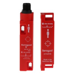 1 pcs - Allen Bradley Guardmaster 440N Series Magnetic Non-Contact Safety Switch, 24V dc, Plastic Housing, NC, 4-Pin Micro QD