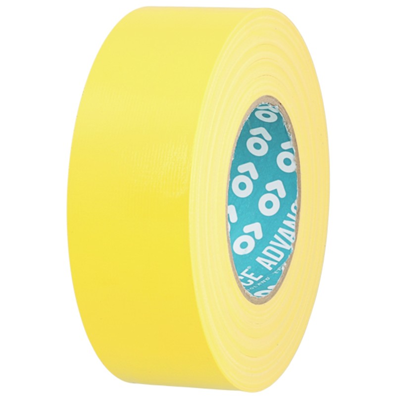 1 pcs - Advance Tapes AT175 Cloth Tape, 50m x 50mm, Yellow