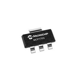 10 pcs : MCP1792T-4102H/DB - LDO Voltage Regulators 100mA, 4.1V regulated output, 3 pins package