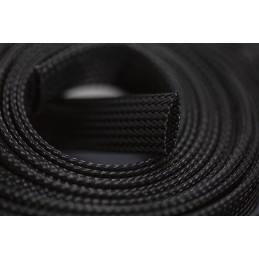 1 Bag of 5 M - RS PRO Expandable Braided PET Black Cable Sleeve, 20mm Diameter, 5m Length