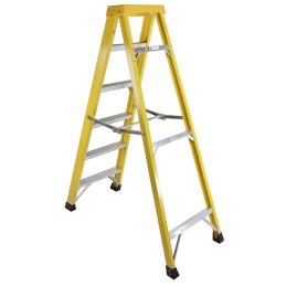 1 pcs - RS PRO Fibreglass 6 steps Step Ladder, 1.6m platform height