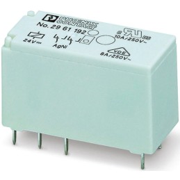 1 pcs - Phoenix Contact PCB Mount Power Relay, 24V dc Coil, 50mA Switching Current, SPDT