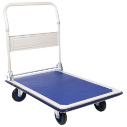 1 pcs - RS PRO Foldable Flatbed Steel Platform Trolley, 608 x 907 x 870mm, 300kg Load