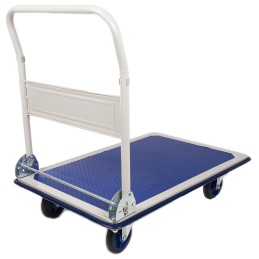 1 pcs - RS PRO Foldable Flatbed Steel Platform Trolley, 608 x 907 x 870mm, 300kg Load