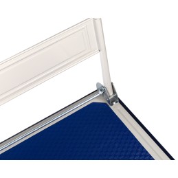 1 pcs - RS PRO Foldable Flatbed Steel Platform Trolley, 608 x 907 x 870mm, 300kg Load