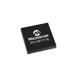 10 pcs : PIC16F1716-I/ML - 8-bit Microcontrollers - MCU 8 Bit MCU 14KB Flash 1KB RAM ADC I2C/SPI