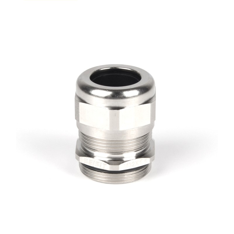 1 Bag of 10 - RS PRO Nickel Plated Brass Cable Gland, M32 Thread, 13mm Min, 20mm Max, IP68