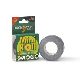 1 pcs - DUCK TAPE Duck Tape 260181 Duct Tape, 10m x 25mm, Black, Gloss Finish