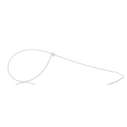 1 Bag of 100 - HellermannTyton Cable Tie, 390mm x 4.6 mm, Natural Polyamide 6.6 (PA66), Pk-100