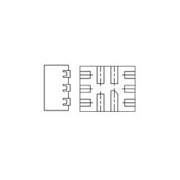 10 pcs : PI3A114-AZLEX - Multiplexer Switch ICs mux/demux with low swing