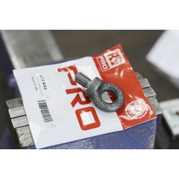 1 pcs - RS PRO Carbon Steel Eye Bolt, M12 Thread, 18mm Thread Length, 15mm Internal Eye Diameter, 33mm Outer Eye Diameter, 0.4t