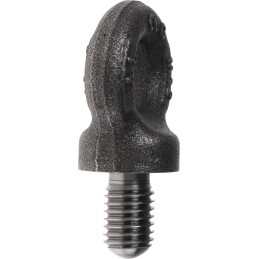 1 pcs - RS PRO Carbon Steel Eye Bolt, M12 Thread, 18mm Thread Length, 15mm Internal Eye Diameter, 33mm Outer Eye Diameter, 0.4t