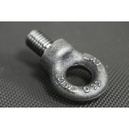 1 pcs - RS PRO Carbon Steel Eye Bolt, M12 Thread, 18mm Thread Length, 15mm Internal Eye Diameter, 33mm Outer Eye Diameter, 0.4t