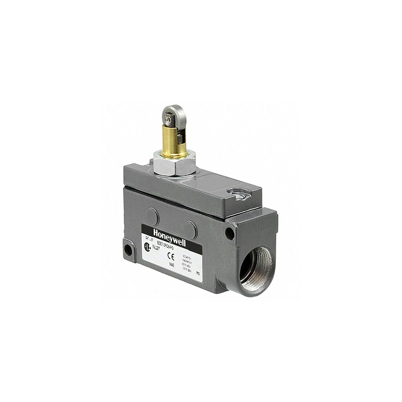 1 pcs - Honeywell Roller Plunger Limit Switch, NO/NC, IP50, SPDT, Die Cast Aluminium Housing, 125V ac Max, 15A Max