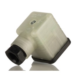 1 pcs - Hirschmann GDML 2P+E DIN 43650 A, Female Solenoid Valve Connector, with Indicator Light, 24 V Voltage