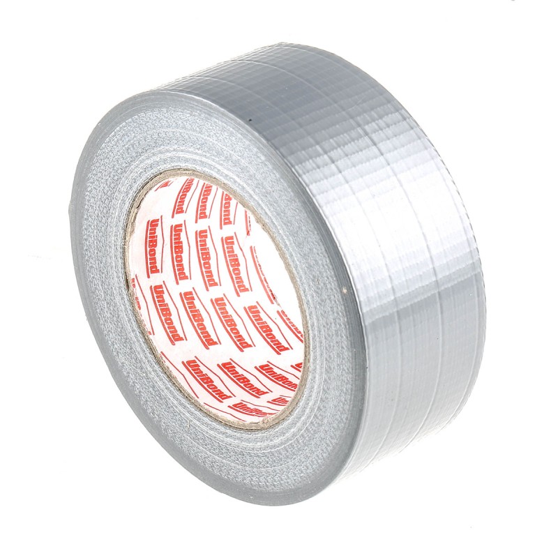 1 pcs - Loctite UniBond Duct Tape Duct Tape, 50m x 50mm, Silver, PE Coated Finish