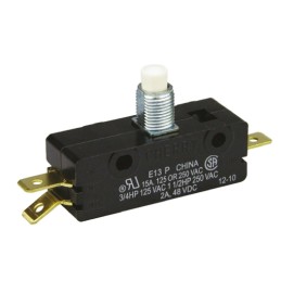 1 pcs - ZF Button Micro Switch, Tab Terminal, 15 A @ 250 V ac, SPDT