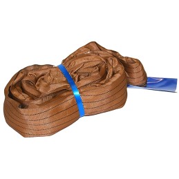 1 pcs - RS PRO 3m Brown Lifting Sling Round, 6t