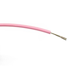 1 Reel of 100 - RS PRO Pink 0.2 mm² Hook Up Wire, 24 AWG, 7/0.2 mm, 100m, PVC Insulation