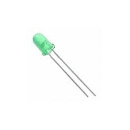 10 pcs : 4305H5 - Standard LEDs - Through Hole GREEN TRANSPARENT