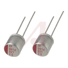 1 pcs - Nichicon 1000μF Polymer Capacitor 6.3V dc, Through Hole - RL80J102MDN1KX