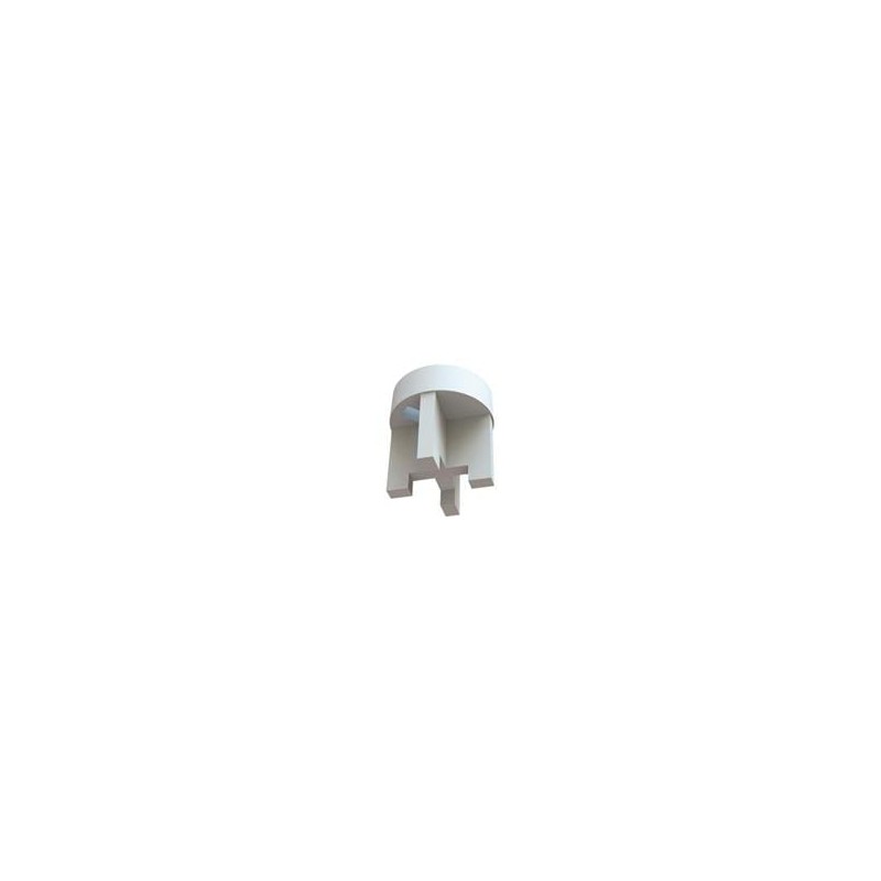 10 pcs : LEDS2E-4-01 - LED Mounting Hardware LED Spacer,T-1-3/4,Natural,1/4 in Spc, LED Spacer,T-1-3/4,Natural