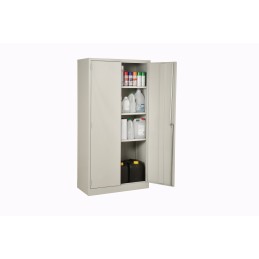 1 pcs - RS PRO Mild Steel Lockable 2 Door Cabinet, 1830mm x 915mm x 457mm