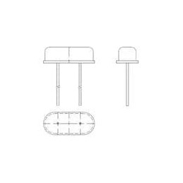 10 pcs : GB0400039 - Crystals 4.000MHz 20pF 30ppm -20 +70