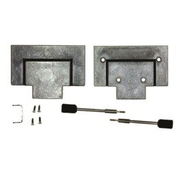 1 pcs - TE Connectivity III Series Zinc D Sub Backshell, 68 Way