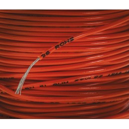 1 Reel of 30 M - Alpha Wire Orange 0.2 mm² Hook Up Wire, 24 AWG, 7/0.20 mm, 30m, PVC Insulation