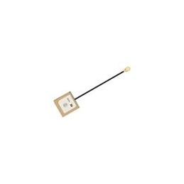 10 pcs : YCGO005AA - Antennas Embedded with Cable, Passive, 1559-1606, GNSS L1, Ceramic, 50+/-2, IPEX ?, Cable Mounting, 15 15 6