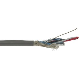 1 Reel of 30 M - Alpha Wire Multicore Industrial Cable, 0.38 mm², 3 Cores, 22 AWG, Screened, 30m, Grey Sheath