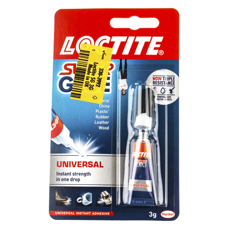 1 pcs - LoctiteLoctite Superglue Universal Super Glue 3 g