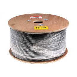 1 Reel of 500 M - RS PRO Multicore Data Cable, 0.22 mm², 5 Cores, 24 AWG, Screened, 500m, Grey Sheath