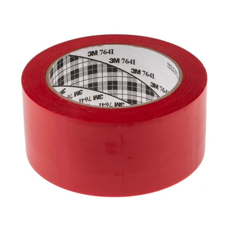 1 pcs - 3M Scotch 764 Red Vinyl 33m Lane Marking Tape, 0.13mm Thickness