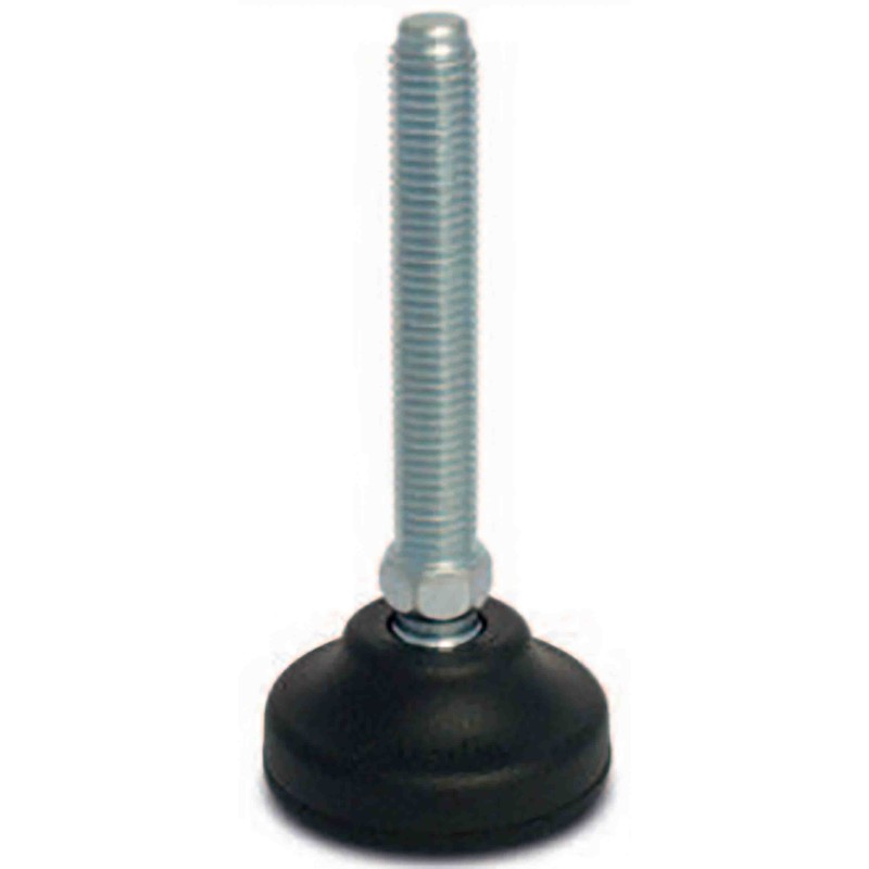 1 pcs - RS PRO M16 Polyamide Adjustable Foot, 1500kg Static Load Capacity 30° Tilt Angle