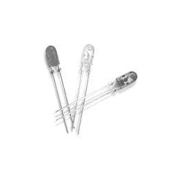 10 pcs : HLMP-BL01-NR000 - Standard LEDs - Through Hole Amber 30X70deg