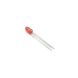 10 pcs : HLMP-LG71-XZ0DD - Standard LEDs - Through Hole Lamp,4mm,AlInGaP,Red,40X100deg