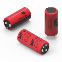 1 pcs - Wurth Elektronik 350F Supercapacitor -10 - +30% Tolerance, WCAP-SISC 2.7V dc, Through Hole