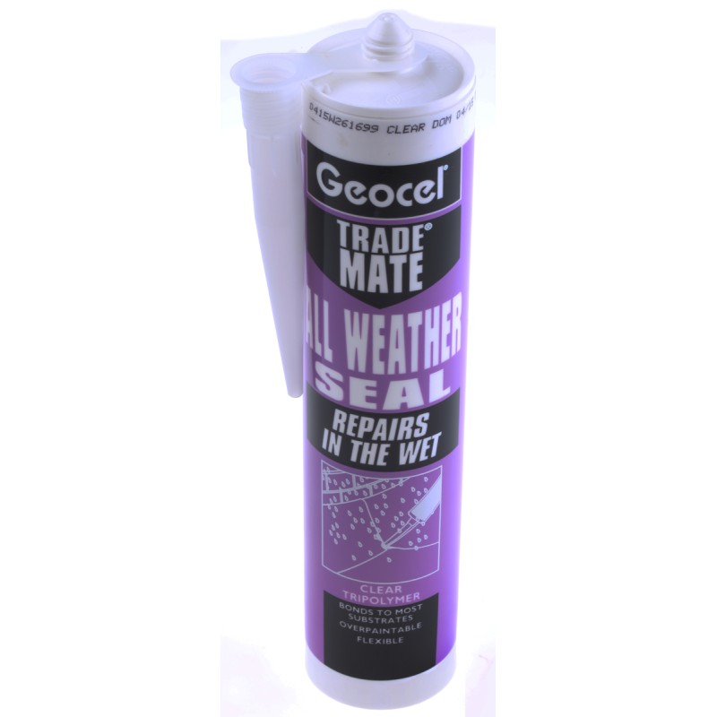 1 pcs - Geocel All Weather Seal Transparent Sealant Paste 310 ml Cartridge