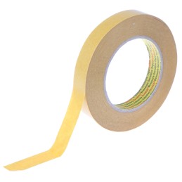 1 pcs - 3M 9040 Beige Double Sided Paper Tape, 0.1mm Thick, 7.5 N/cm, Paper Backing, 19mm x 50m